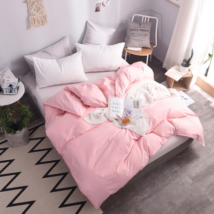 91家纺网 家纺一手货源 找家纺 （总）恩和家纺 全棉13372纯色系列单品被套