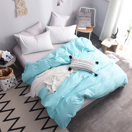 91家纺网 家纺一手货源 找家纺 （总）恩和家纺 全棉13372纯色系列单品被套