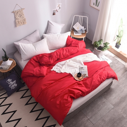 91家纺网 家纺一手货源 找家纺 （总）恩和家纺 全棉13372纯色系列单品被套