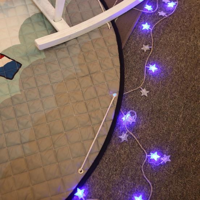 91家纺网 家纺一手货源 找家纺 沁童 收纳垫直径1.5m 皇冠木马