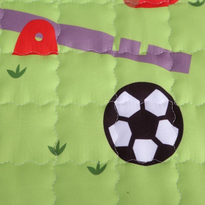 91家纺网 家纺一手货源 找家纺 沁童家纺 北欧风长方形加厚地垫儿童爬爬垫百变交通