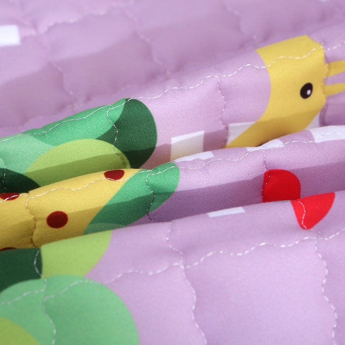 91家纺网 家纺一手货源 找家纺 沁童家纺 北欧风长方形加厚地垫儿童爬爬垫百变交通