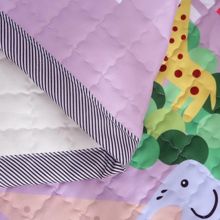 91家纺网 家纺一手货源 找家纺 沁童家纺 北欧风长方形加厚地垫儿童爬爬垫百变交通