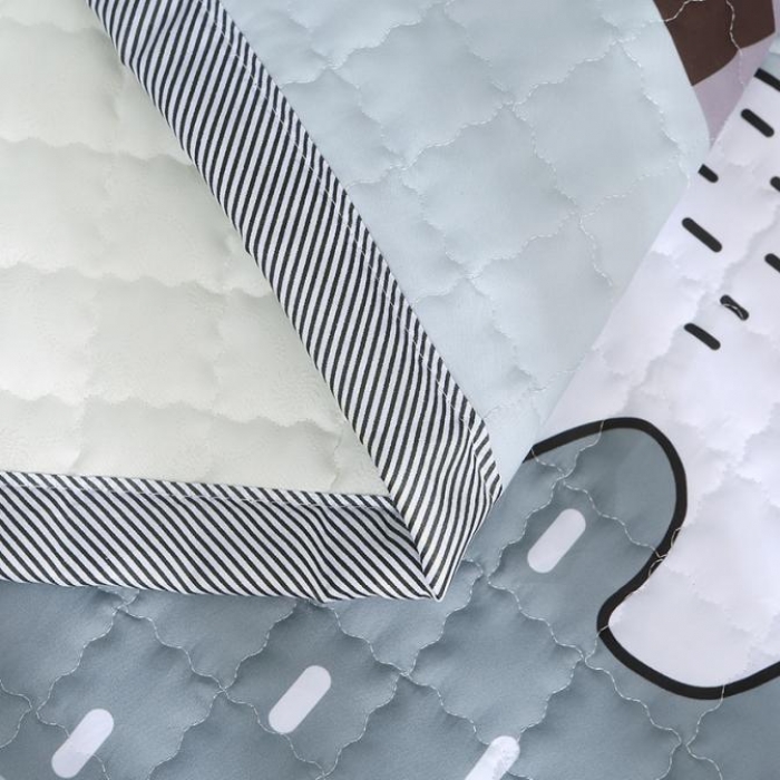 91家纺网 家纺一手货源 找家纺 沁童家纺 北欧风长方形加厚地垫儿童爬爬垫藏宝图