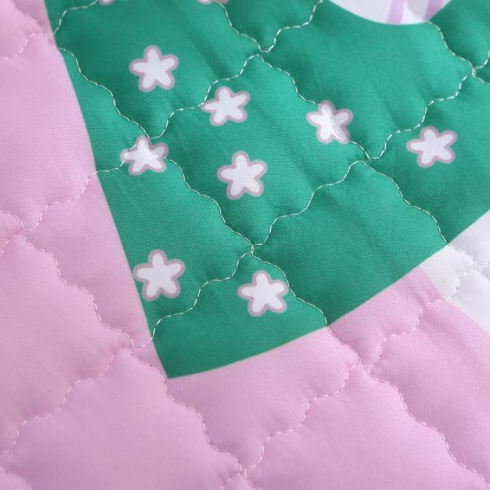 91家纺网 家纺一手货源 找家纺 沁童家纺 北欧风长方形加厚地垫儿童爬爬垫兔泡泡