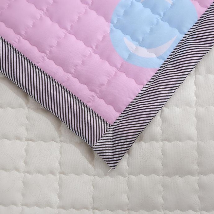 91家纺网 家纺一手货源 找家纺 沁童家纺 北欧风长方形加厚地垫儿童爬爬垫兔泡泡