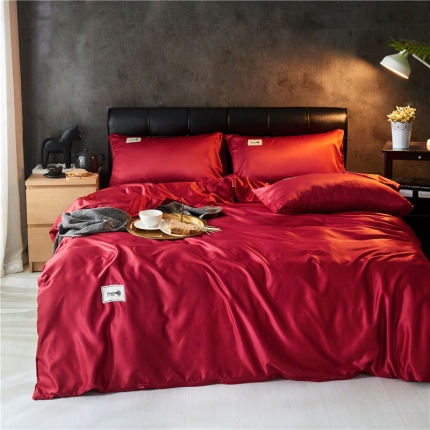 91家纺网 家纺一手货源 找家纺 （总）妖妖家纺 2020新款水洗真丝天丝四件套