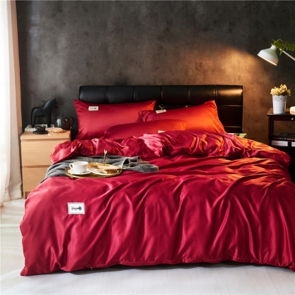 91家纺网 家纺一手货源 找家纺 （总）妖妖家纺 2020新款水洗真丝天丝四件套