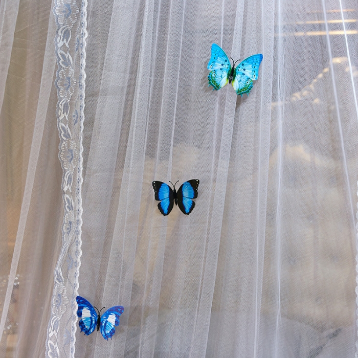 91家纺网 家纺一手货源 找家纺 艾晶美 新款1.2直径吊顶蚊帐灰色