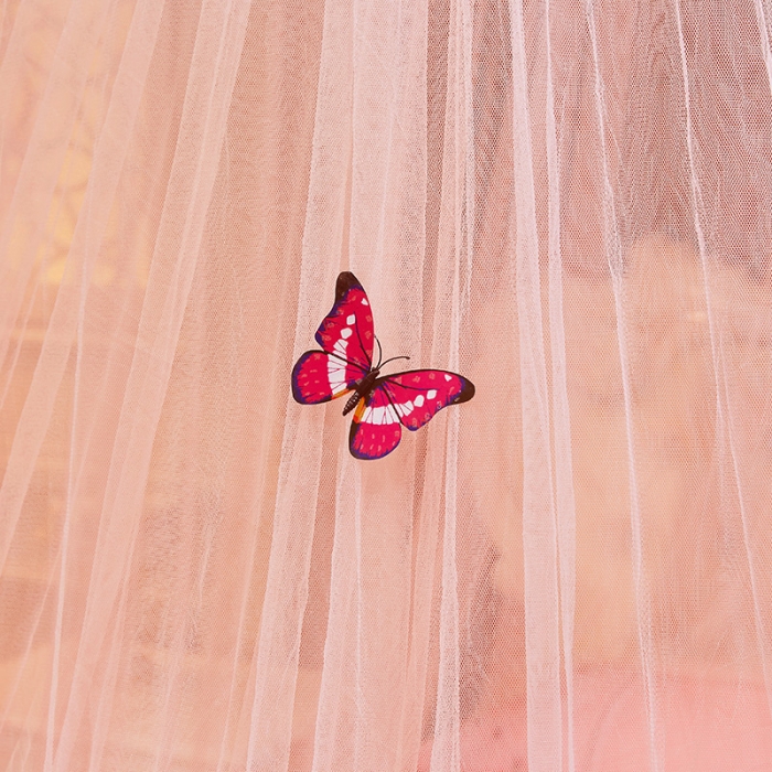 91家纺网 家纺一手货源 找家纺 艾晶美 新款1.2直径吊顶蚊帐玉色