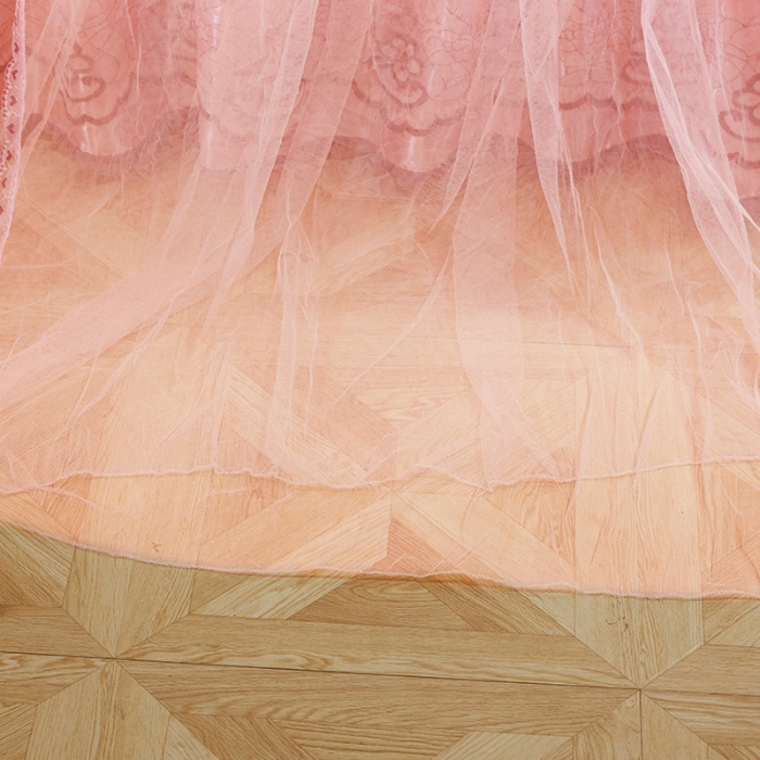 91家纺网 家纺一手货源 找家纺 艾晶美 新款1.2直径吊顶蚊帐玉色