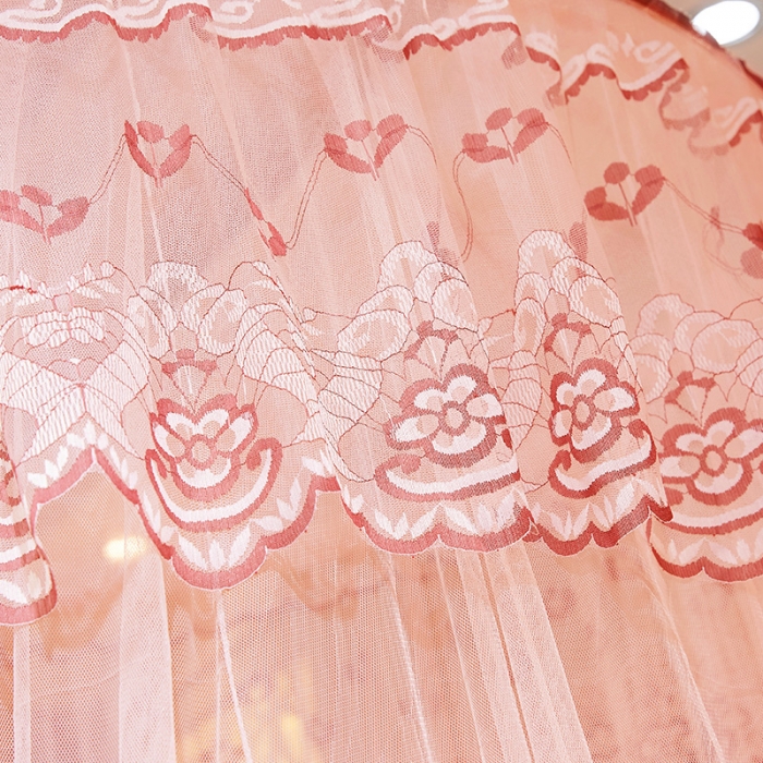 91家纺网 家纺一手货源 找家纺 艾晶美 新款1.2直径吊顶蚊帐玉色