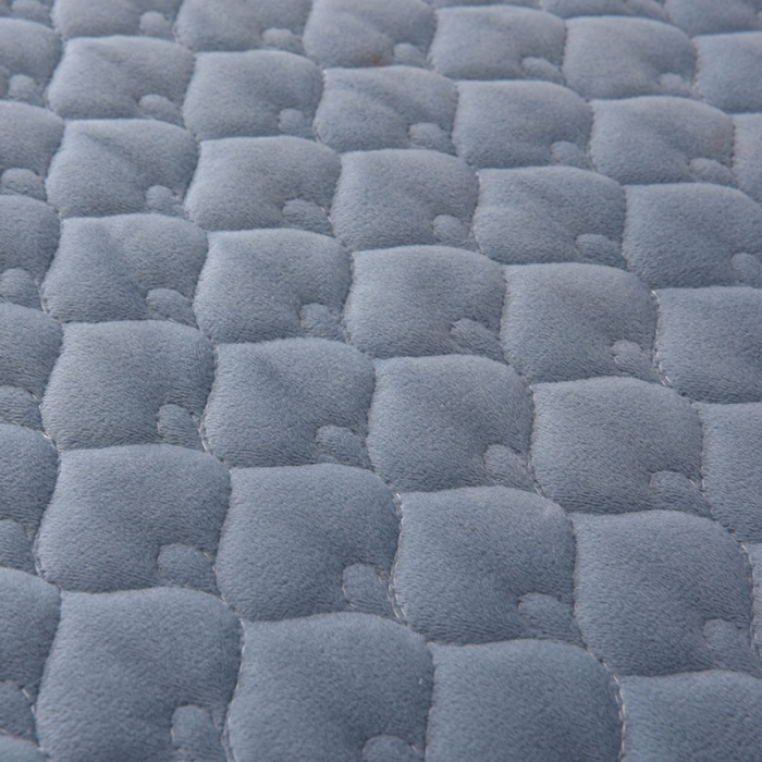 91家纺网 家纺一手货源 找家纺 共鸣沙发垫 2019新款水晶绒沙发垫水晶绒蓝灰