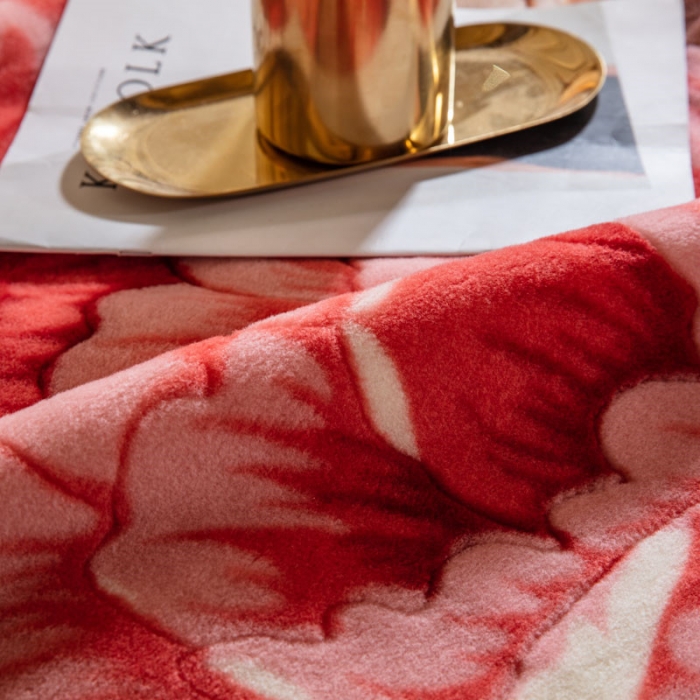 91家纺网 家纺一手货源 找家纺 凯轩家纺 单层全羊毛毛毯毯子.纯羊毛毛毯毯子婚庆毛毯毯子.毛毛毯毯子.. 花之恋