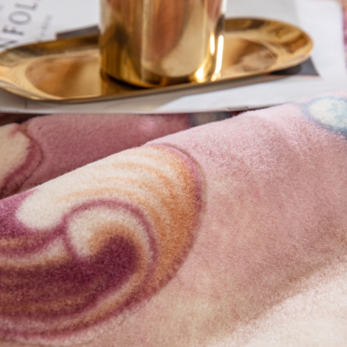 91家纺网 家纺一手货源 找家纺 凯轩家纺 单层纯羊毛毛毯毯子.全羊毛毛毯毯子 金色年华