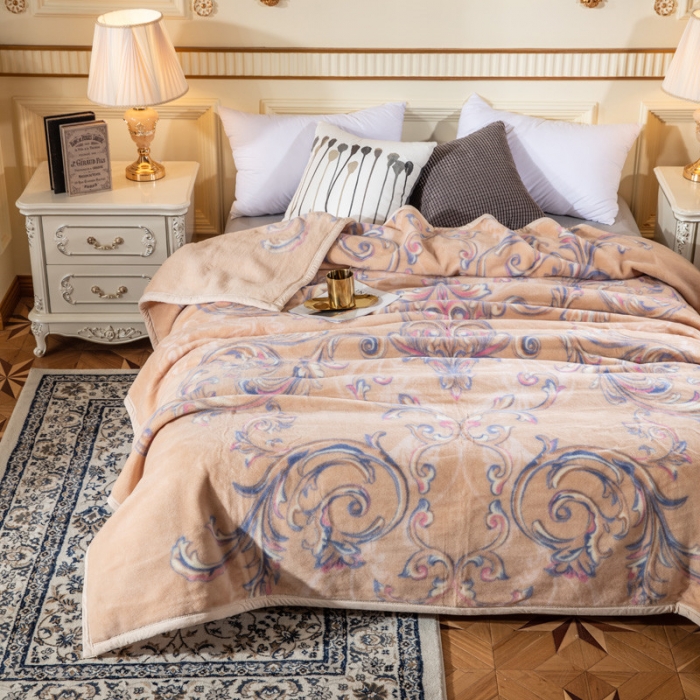 91家纺网 家纺一手货源 找家纺 凯轩家纺 单层纯羊毛毛毯毯子.全羊毛毛毯毯子 情有独钟