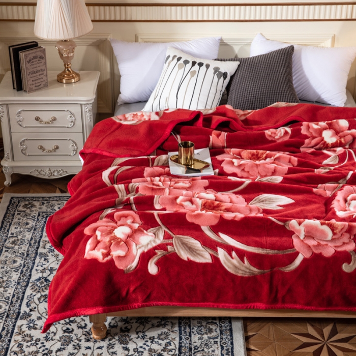 91家纺网 家纺一手货源 找家纺 凯轩家纺 单层纯羊毛毛毯毯子全羊毛毛毯毯子 相伴一生