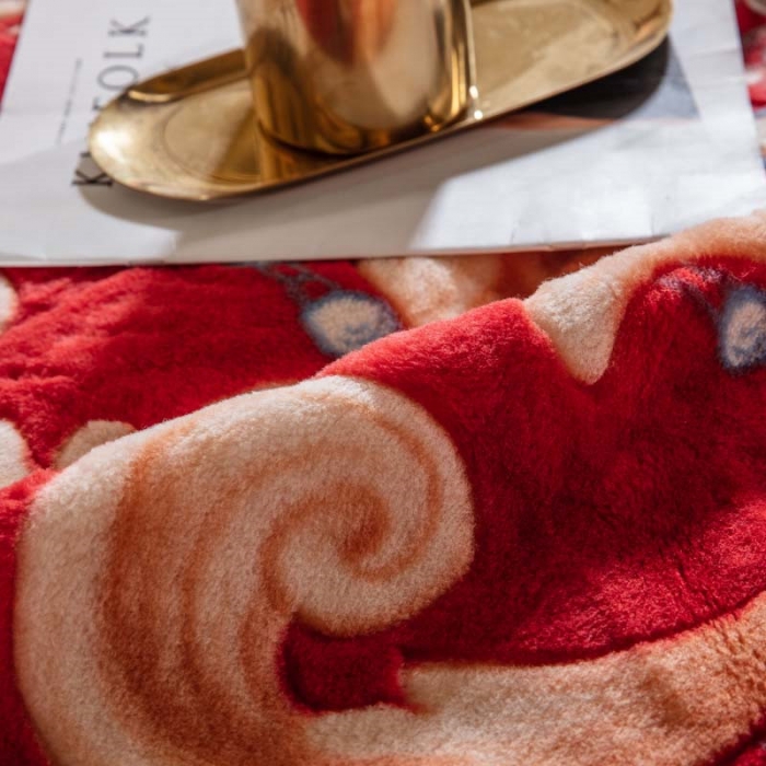 91家纺网 家纺一手货源 找家纺 凯轩家纺 单层全羊毛毛毯毯子.纯羊毛毛毯毯子 与爱共舞