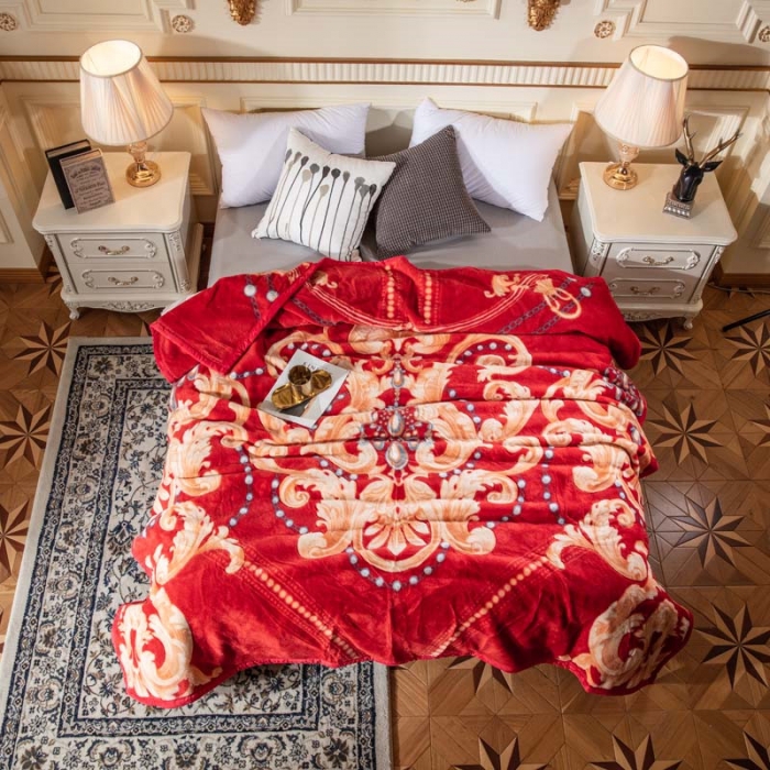 91家纺网 家纺一手货源 找家纺 凯轩家纺 单层全羊毛毛毯毯子.纯羊毛毛毯毯子 与爱共舞