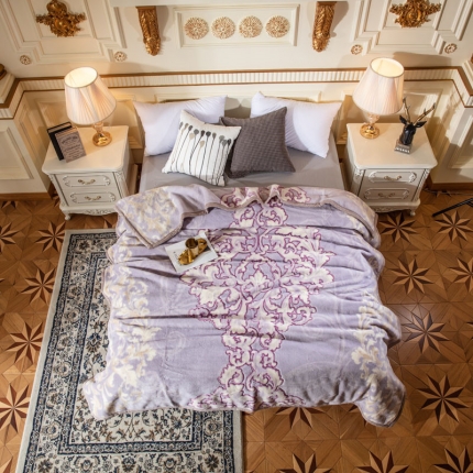 91家纺网 家纺一手货源 找家纺 凯轩家纺 单层纯羊毛毛毯毯子.全羊毛毛毯毯子 倾城魅力