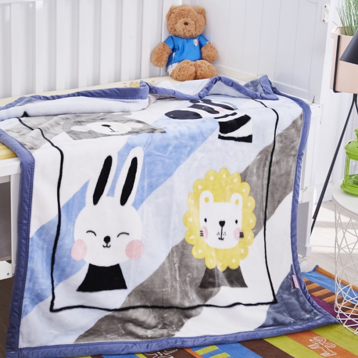 91家纺网 家纺一手货源 找家纺 凯轩毛毛毯毯子 2019新款加厚儿童云毛毯毯子 童真