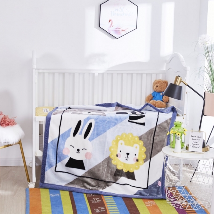 凯轩毛毛毯毯子 2019新款加厚儿童云毛毯毯子 童真