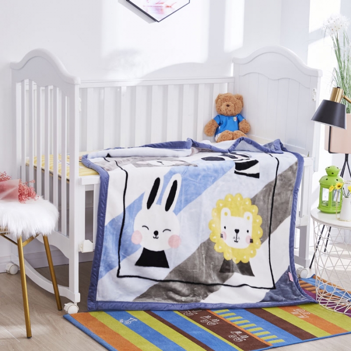 91家纺网 家纺一手货源 找家纺 凯轩毛毛毯毯子 2019新款加厚儿童云毛毯毯子 童真