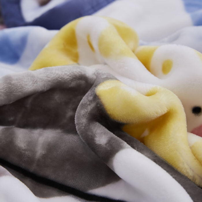 91家纺网 家纺一手货源 找家纺 凯轩毛毛毯毯子 2019新款加厚儿童云毛毯毯子 童真