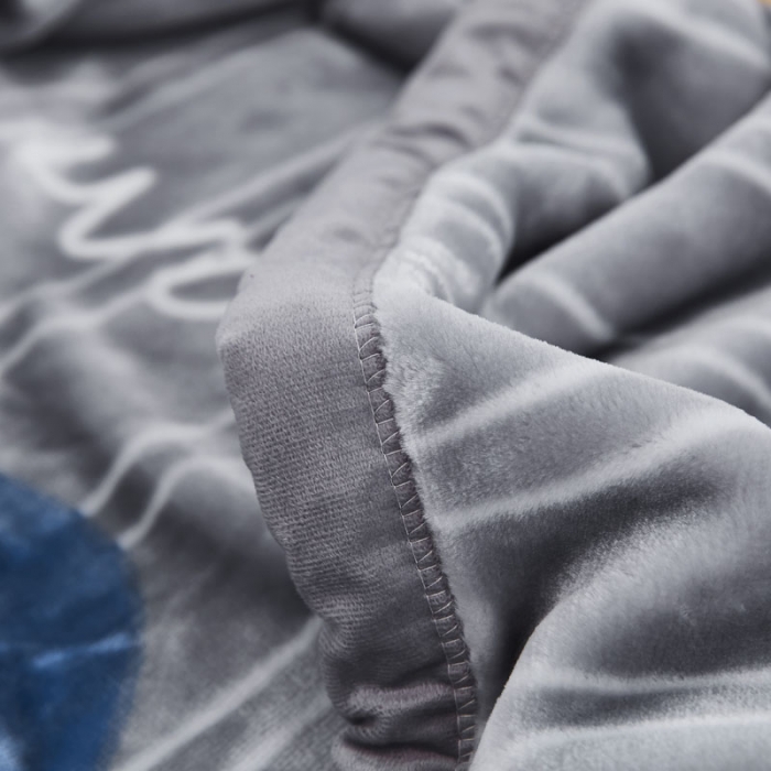 91家纺网 家纺一手货源 找家纺 凯轩毛毛毯毯子 2019新款加厚儿童云毛毯毯子 帽子熊