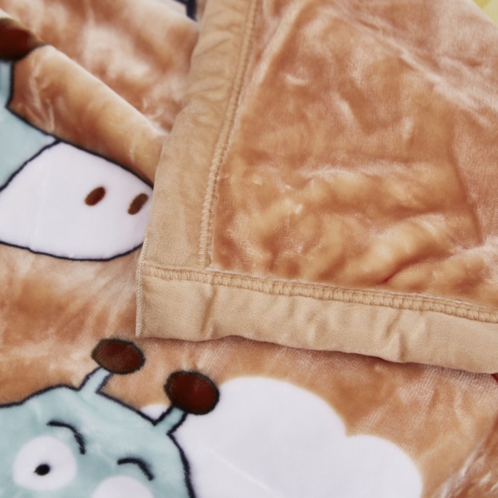 91家纺网 家纺一手货源 找家纺 凯轩毛毛毯毯子 2019新款加厚儿童云毛毯毯子 三个小伙伴