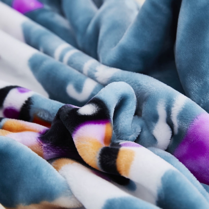 91家纺网 家纺一手货源 找家纺 凯轩毛毛毯毯子 2019新款加厚儿童云毛毯毯子 小羊驼