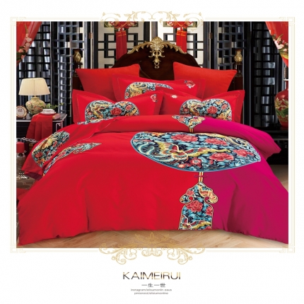 91家纺网 家纺一手货源 找家纺 （总）威克凯丽 2018新款生态磨毛公版定位四件套