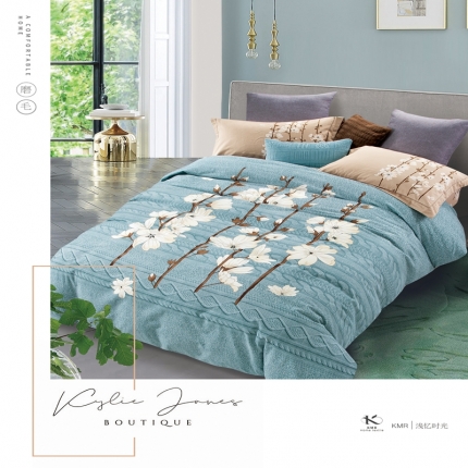 91家纺网 家纺一手货源 找家纺 （总）威克凯丽 2018新款生态磨毛公版定位四件套