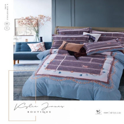 91家纺网 家纺一手货源 找家纺 （总）威克凯丽 2018新款生态磨毛公版定位四件套