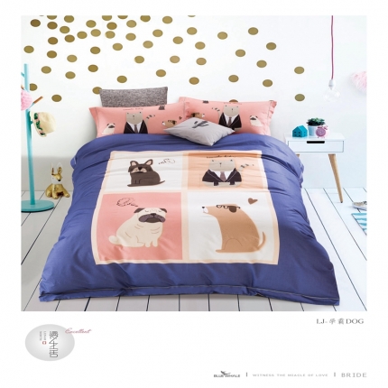 91家纺网 家纺一手货源 找家纺 （总）威克凯丽 2018新款生态磨毛公版定位四件套