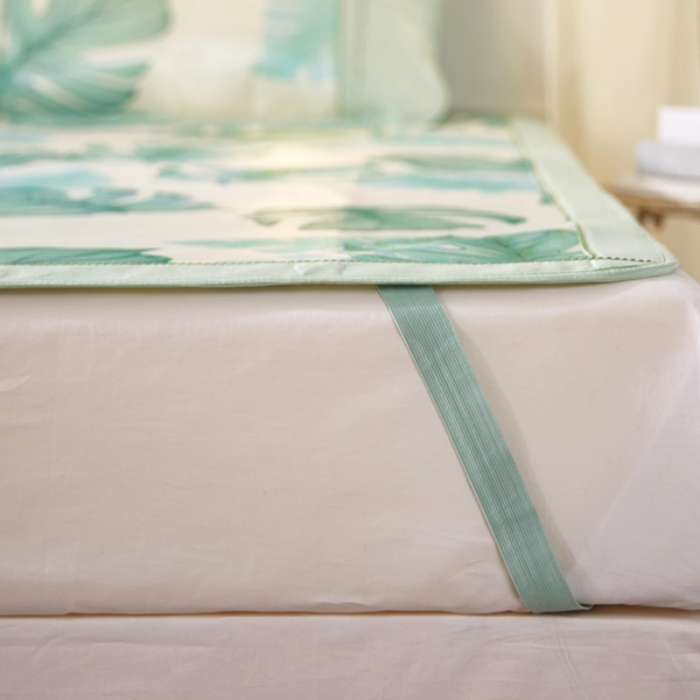 91家纺网 家纺一手货源 找家纺 （总）威克凯丽  印花三明治冰丝席