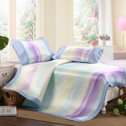 91家纺网 家纺一手货源 找家纺 （总）威克凯丽  印花三明治冰丝席