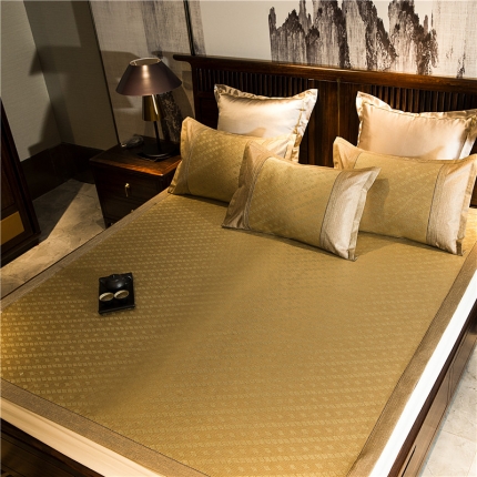 91家纺网 家纺一手货源 找家纺 苹果星家纺  2019新款夏冰藤席 风情