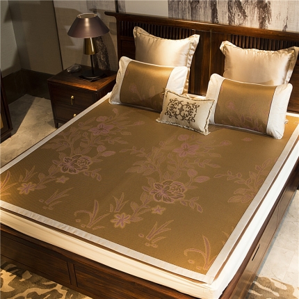 91家纺网 家纺一手货源 找家纺 （总）苹果星家纺  2019新款夏冰藤席