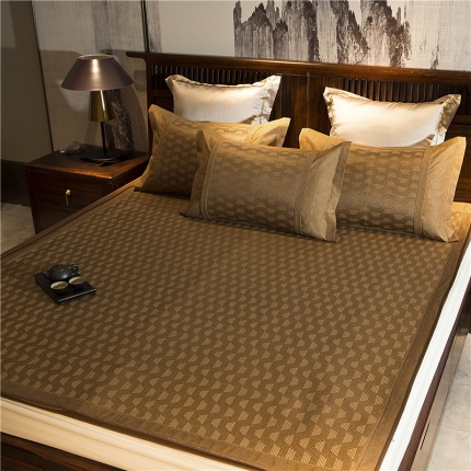 91家纺网 家纺一手货源 找家纺 （总）苹果星家纺  2019新款夏冰藤席