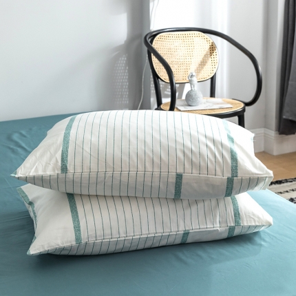 91家纺网 家纺一手货源 找家纺 （总）卡巴伦 2023全棉简约轻奢系列单枕套48*74cm