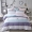 91家纺网 家纺一手货源 找家纺 （总）沐白 全棉全棉13372活性印花条格抽象系列四件套床单款