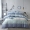 91家纺网 家纺一手货源 找家纺 （总）沐白 全棉全棉13372活性印花条格抽象系列四件套床单款