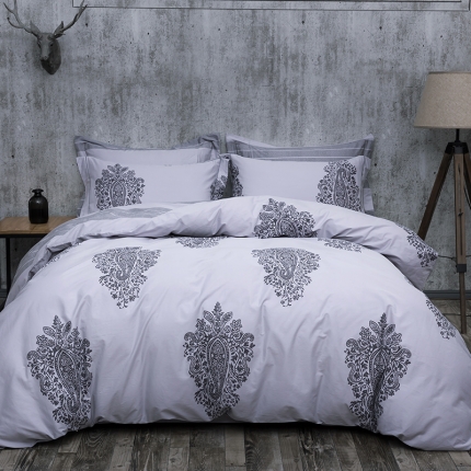 91家纺网 家纺一手货源 找家纺 （总）沐白家居 2018轻奢铂雅系列 床笠款+10元