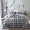 91家纺网 家纺一手货源 找家纺 （总）沐白 全棉全棉13372活性印花条格抽象系列四件套床单款