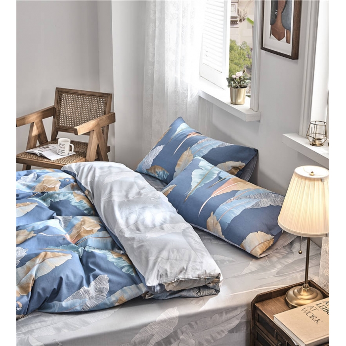 91家纺网 家纺一手货源 找家纺 沐白家纺 2019全棉全棉13372全棉花卉四件套 南风