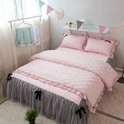 91家纺网 家纺一手货源 找家纺 （总）嗨购家纺竹节全棉四件套