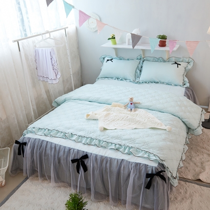 91家纺网 家纺一手货源 找家纺 （总）嗨购家纺竹节全棉四件套