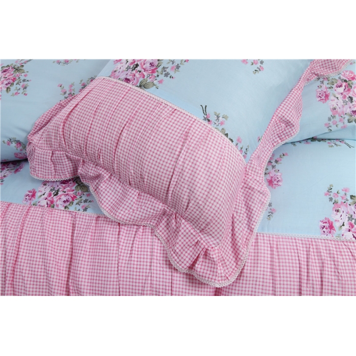 91家纺网 家纺一手货源 找家纺 琪格格纺织 全棉韩版四件套 韩国丽人