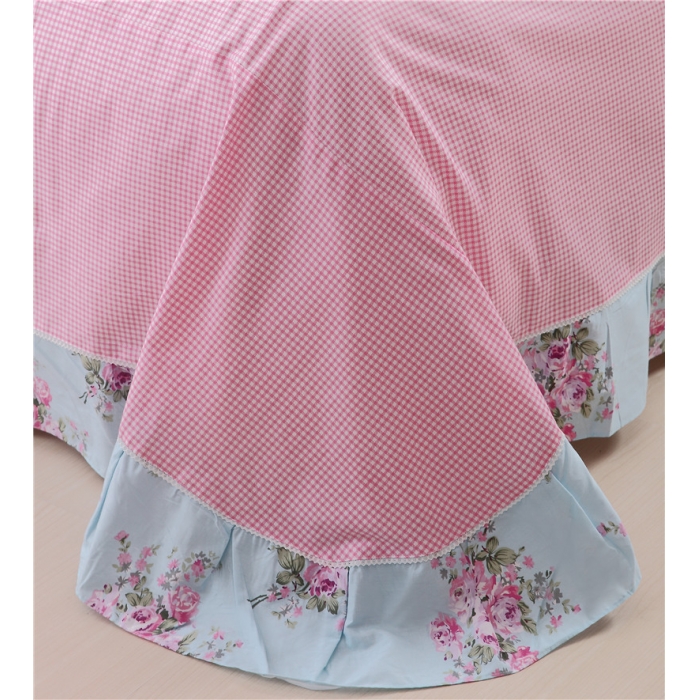 91家纺网 家纺一手货源 找家纺 琪格格纺织 全棉韩版四件套 韩国丽人